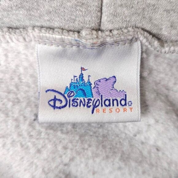 Vintage Disneyland Sweatshirt Hoodie Mens Size Small Gray 90s Y2K Group Hug - Picture 6 of 7